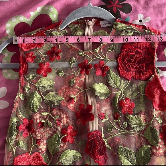 NWOT WANT MY LOOK SEE THROUGH DRESS SIZE S - Picture 8 of 14